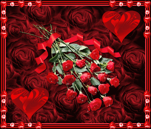 Toma estas rosas rojas, con ellas quiero...